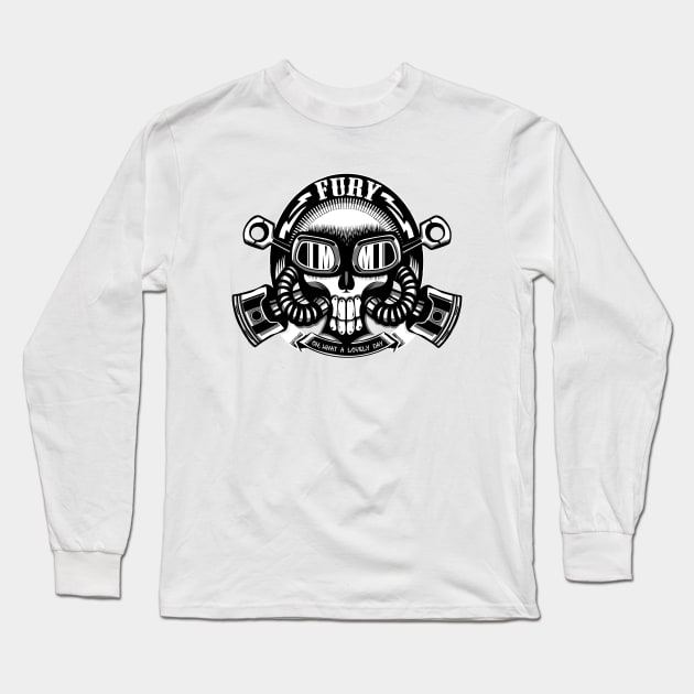 Fury Long Sleeve T-Shirt by Littlebluestudios